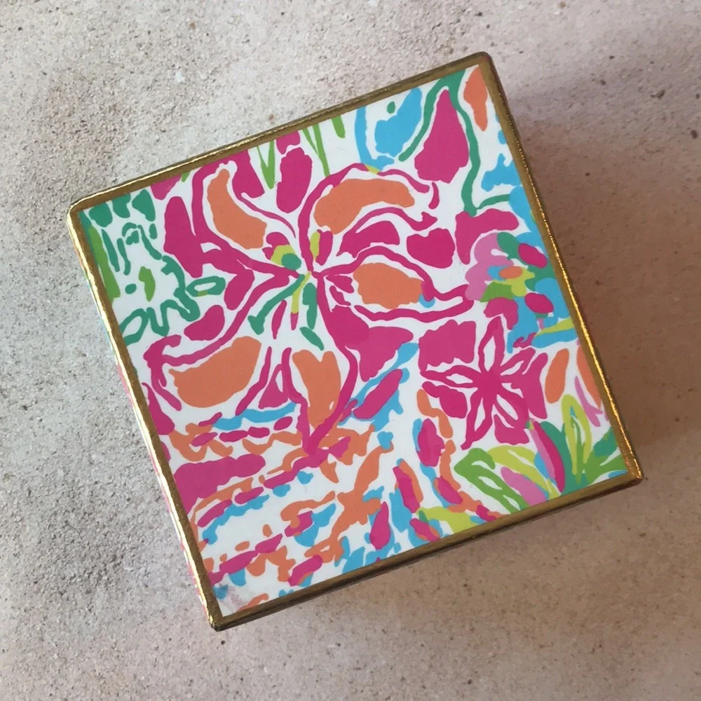 Lilly Pulitzer Small Spot Ya’ Lacquer Box